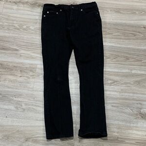 Elegant Black Straight Leg Women's Jeans